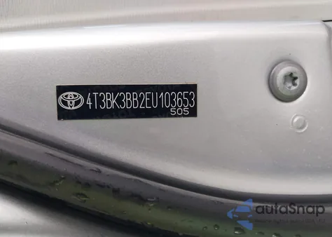 2014 Toyota Venza Xle V6 z USA, uszkodzony, nr VIN 4T3BK3BB2EU103653